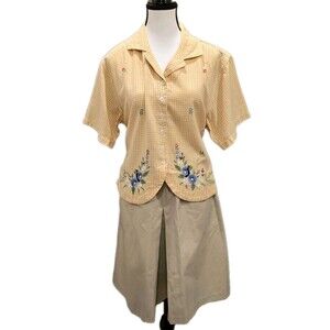 80s/90s Napa Valley Culottes Women's Small Wide Leg Made in USA Grandmacore
